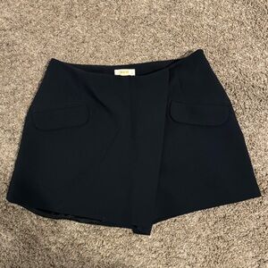 Anthropologie Maeve Navy Skort